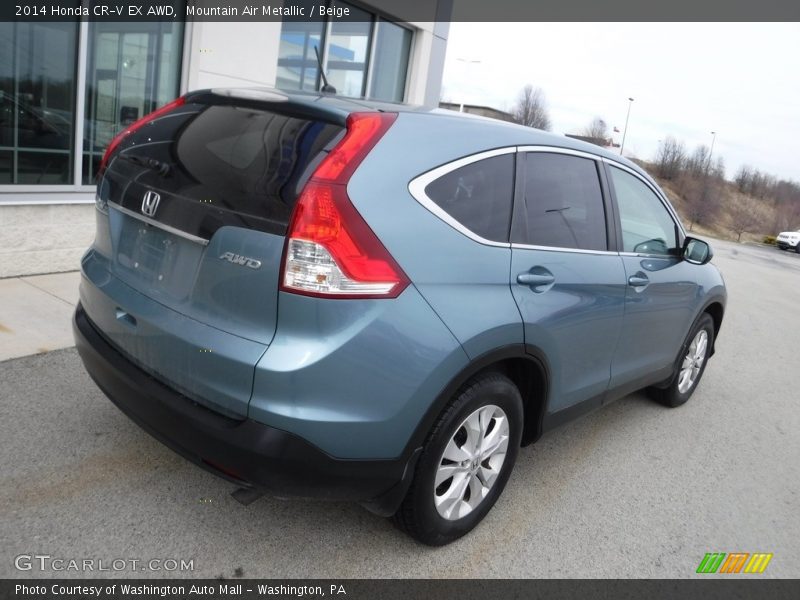 Mountain Air Metallic / Beige 2014 Honda CR-V EX AWD