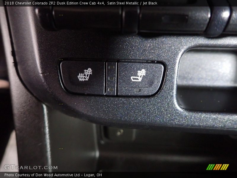 Satin Steel Metallic / Jet Black 2018 Chevrolet Colorado ZR2 Dusk Edition Crew Cab 4x4