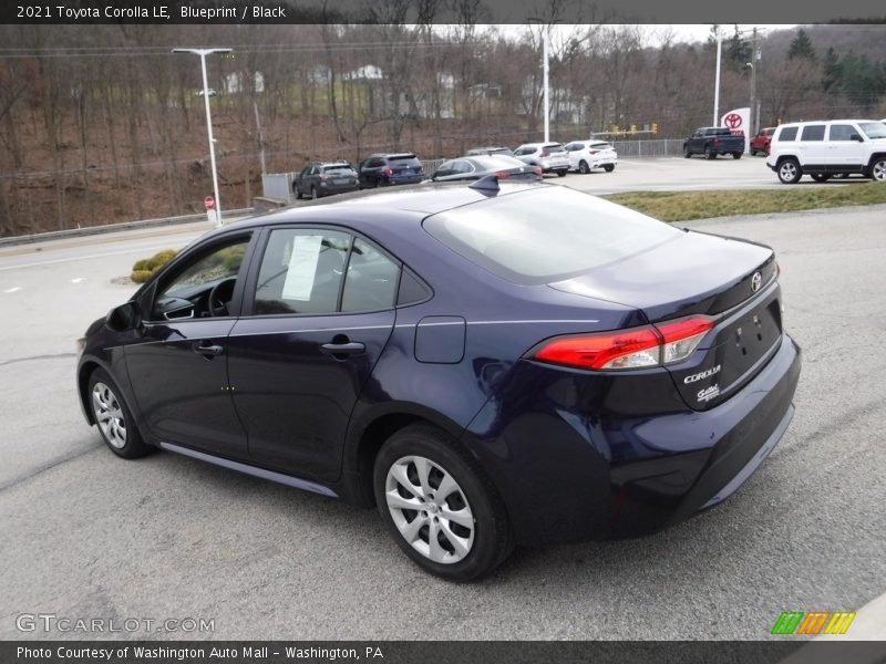 Blueprint / Black 2021 Toyota Corolla LE