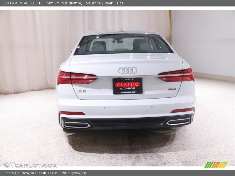 Ibis White / Pearl Beige 2019 Audi A6 3.0 TFSI Premium Plus quattro