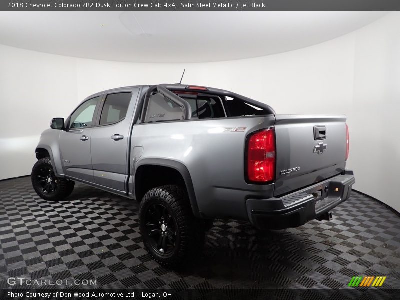 Satin Steel Metallic / Jet Black 2018 Chevrolet Colorado ZR2 Dusk Edition Crew Cab 4x4