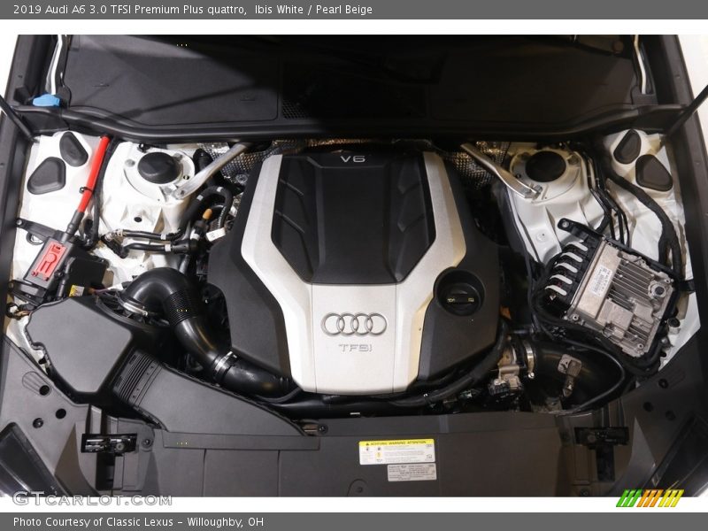 Ibis White / Pearl Beige 2019 Audi A6 3.0 TFSI Premium Plus quattro