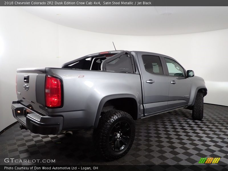 Satin Steel Metallic / Jet Black 2018 Chevrolet Colorado ZR2 Dusk Edition Crew Cab 4x4