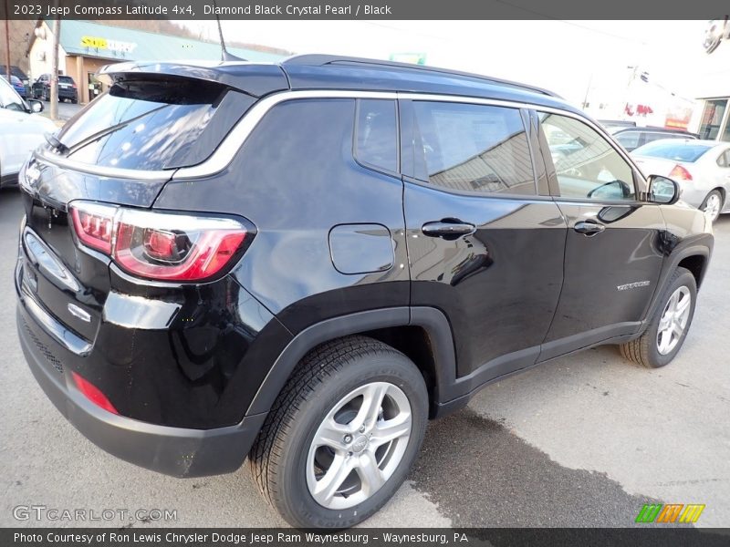 Diamond Black Crystal Pearl / Black 2023 Jeep Compass Latitude 4x4