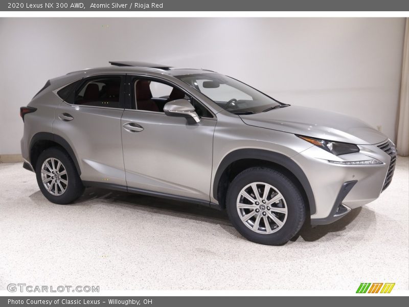 Atomic Silver / Rioja Red 2020 Lexus NX 300 AWD