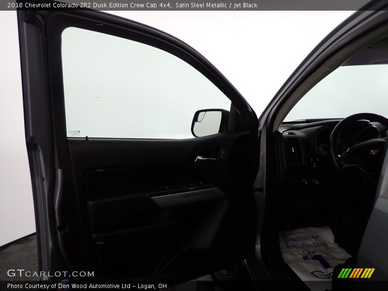 Satin Steel Metallic / Jet Black 2018 Chevrolet Colorado ZR2 Dusk Edition Crew Cab 4x4