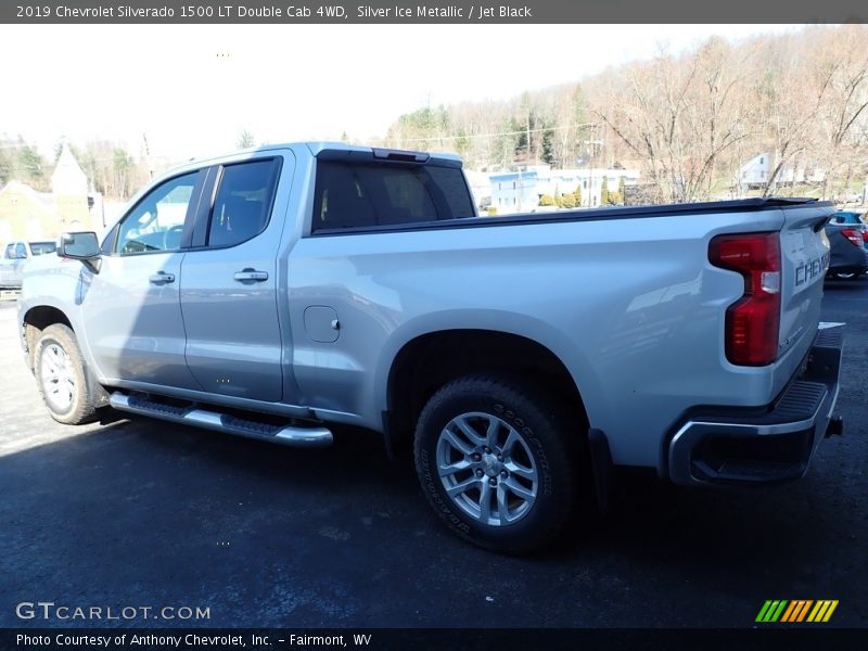 Silver Ice Metallic / Jet Black 2019 Chevrolet Silverado 1500 LT Double Cab 4WD