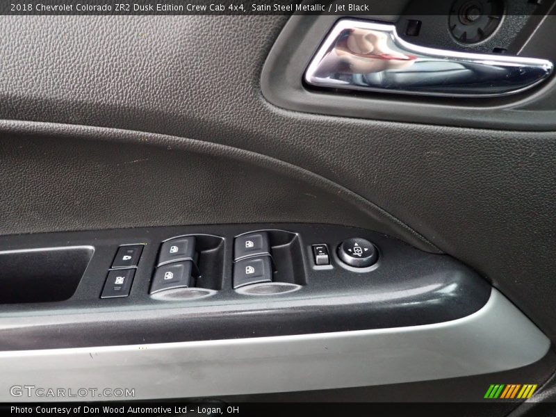Satin Steel Metallic / Jet Black 2018 Chevrolet Colorado ZR2 Dusk Edition Crew Cab 4x4