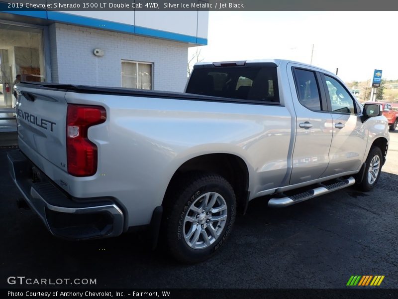 Silver Ice Metallic / Jet Black 2019 Chevrolet Silverado 1500 LT Double Cab 4WD
