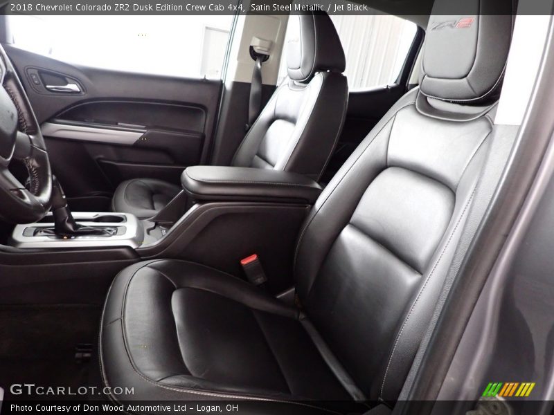 Satin Steel Metallic / Jet Black 2018 Chevrolet Colorado ZR2 Dusk Edition Crew Cab 4x4