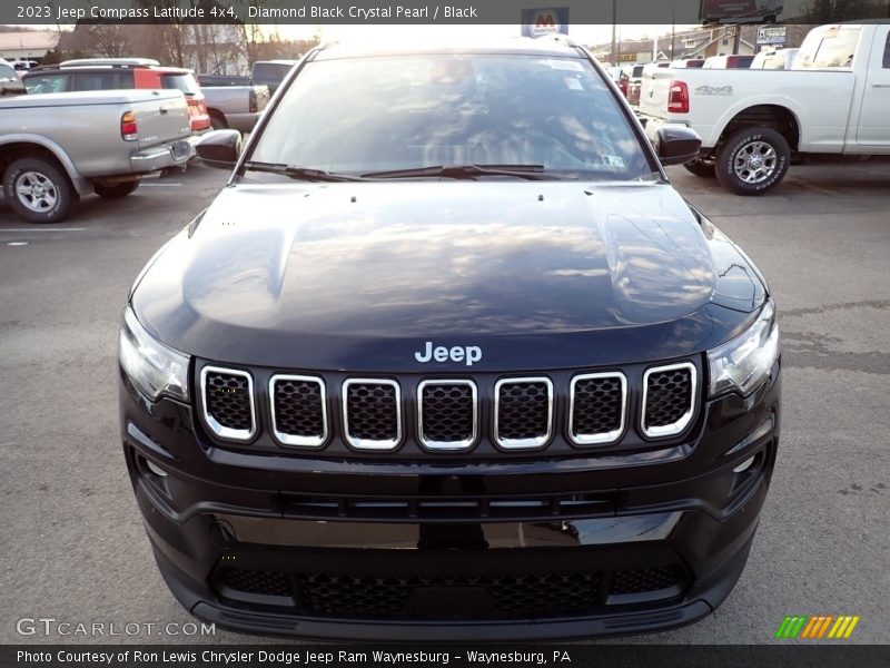 Diamond Black Crystal Pearl / Black 2023 Jeep Compass Latitude 4x4