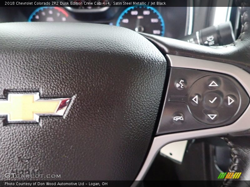 Satin Steel Metallic / Jet Black 2018 Chevrolet Colorado ZR2 Dusk Edition Crew Cab 4x4