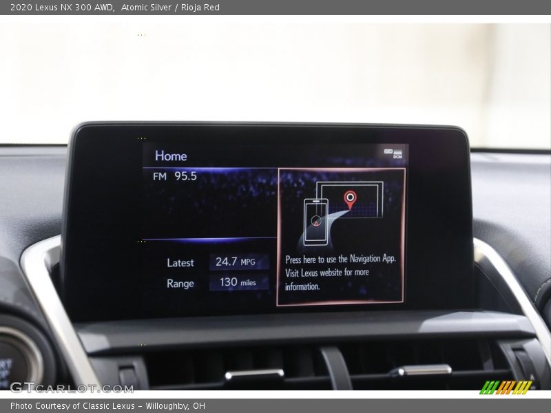 Atomic Silver / Rioja Red 2020 Lexus NX 300 AWD