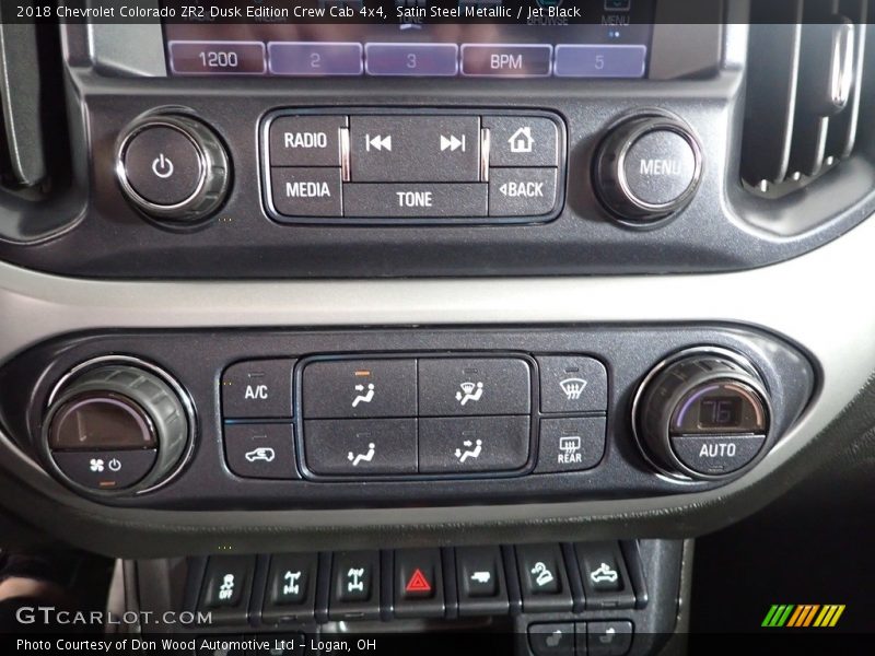Satin Steel Metallic / Jet Black 2018 Chevrolet Colorado ZR2 Dusk Edition Crew Cab 4x4