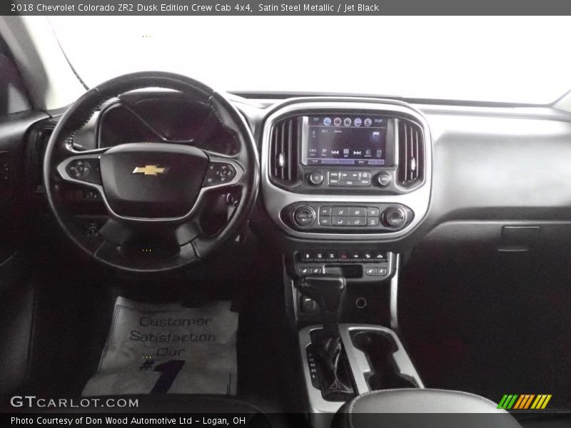 Satin Steel Metallic / Jet Black 2018 Chevrolet Colorado ZR2 Dusk Edition Crew Cab 4x4