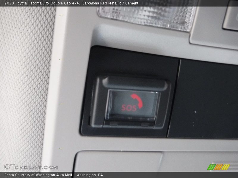Barcelona Red Metallic / Cement 2020 Toyota Tacoma SR5 Double Cab 4x4