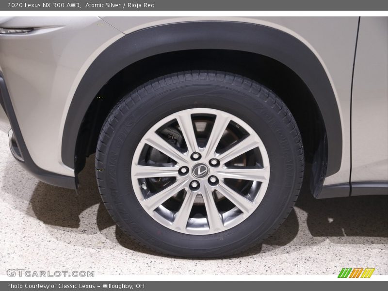 Atomic Silver / Rioja Red 2020 Lexus NX 300 AWD