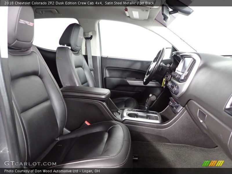 Satin Steel Metallic / Jet Black 2018 Chevrolet Colorado ZR2 Dusk Edition Crew Cab 4x4