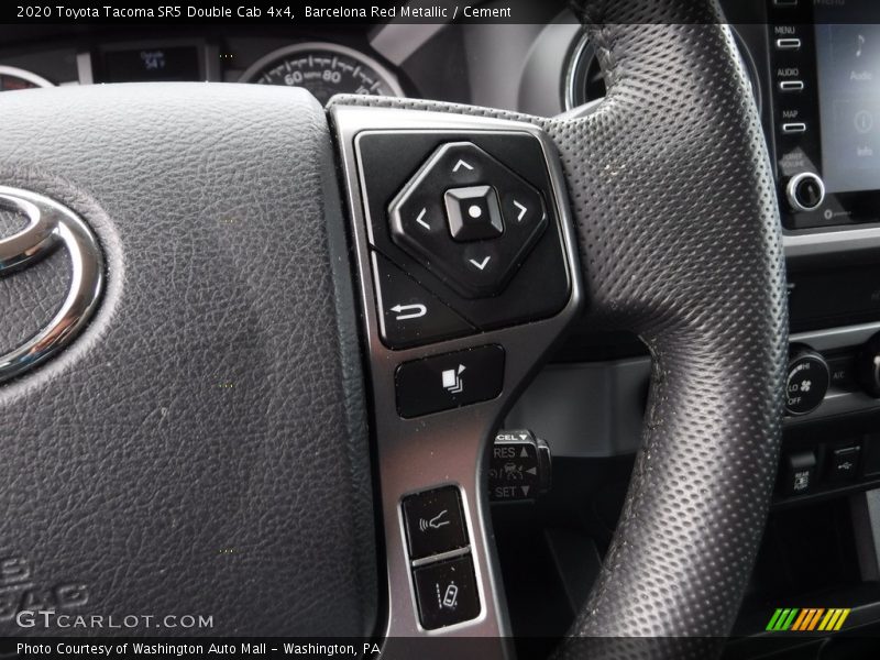 Barcelona Red Metallic / Cement 2020 Toyota Tacoma SR5 Double Cab 4x4