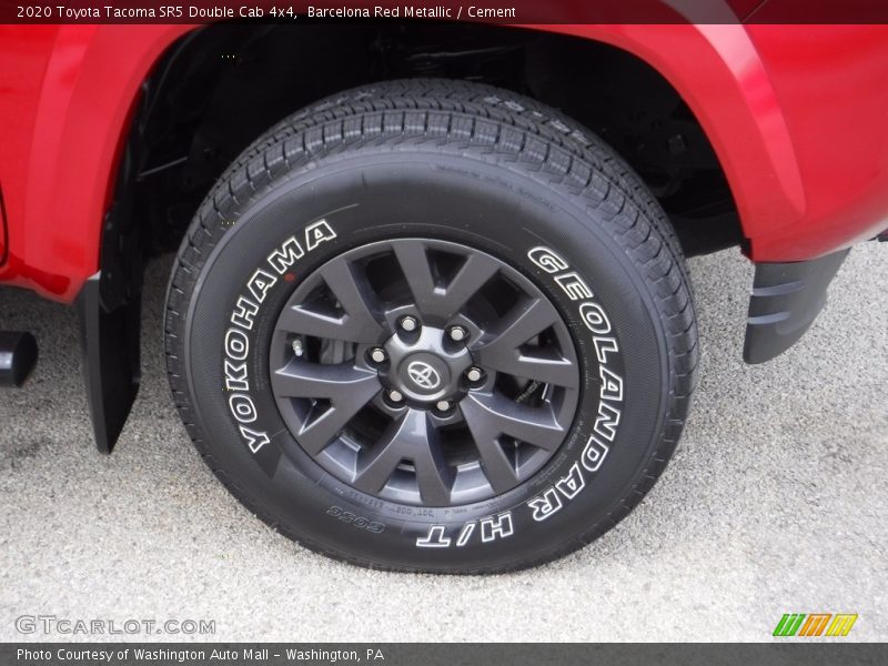 Barcelona Red Metallic / Cement 2020 Toyota Tacoma SR5 Double Cab 4x4