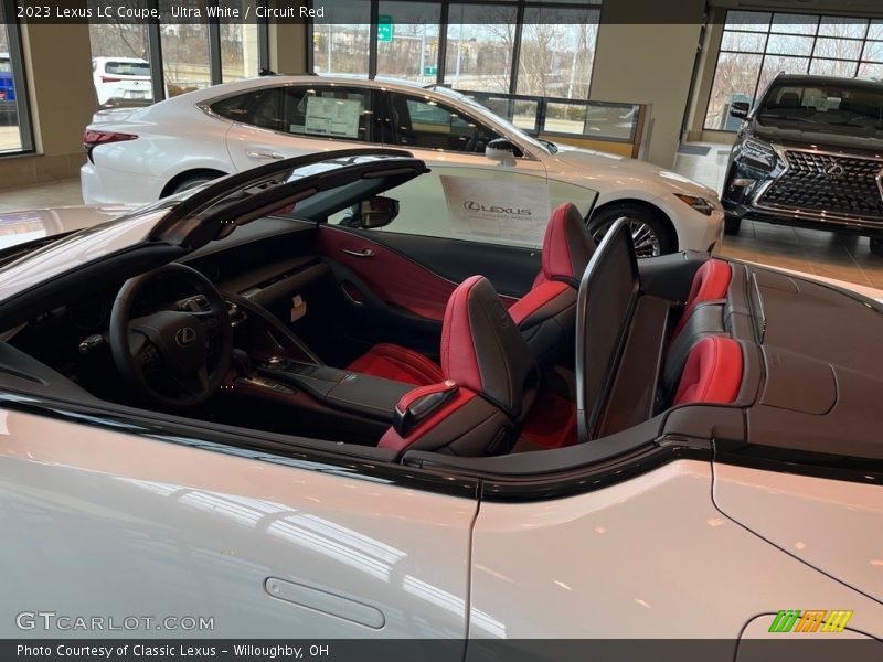 Front Seat of 2023 LC Coupe