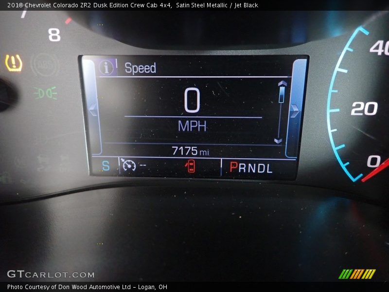 Satin Steel Metallic / Jet Black 2018 Chevrolet Colorado ZR2 Dusk Edition Crew Cab 4x4