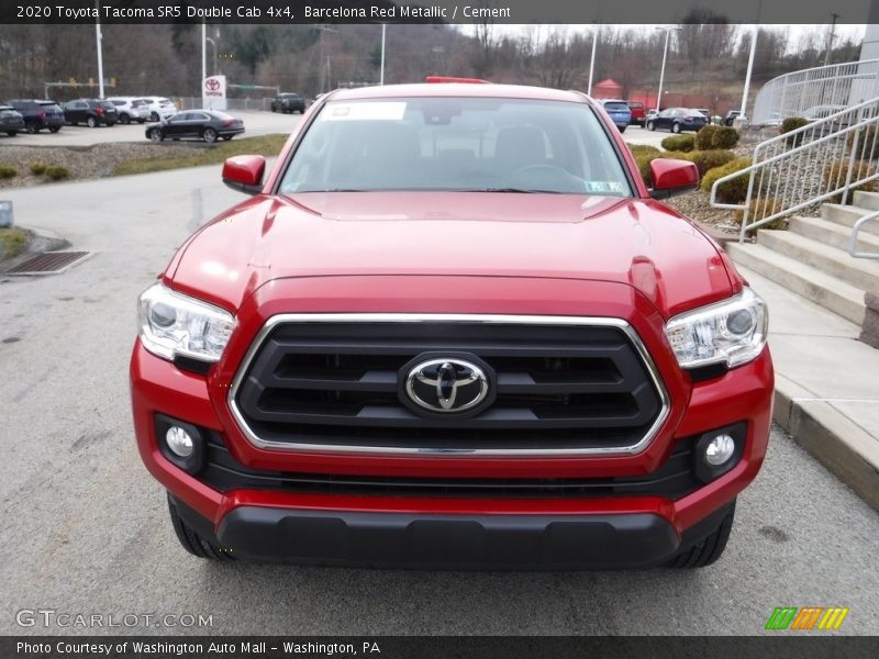 Barcelona Red Metallic / Cement 2020 Toyota Tacoma SR5 Double Cab 4x4