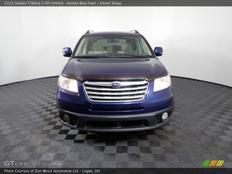 Azurite Blue Pearl / Desert Beige 2011 Subaru Tribeca 3.6R Limited