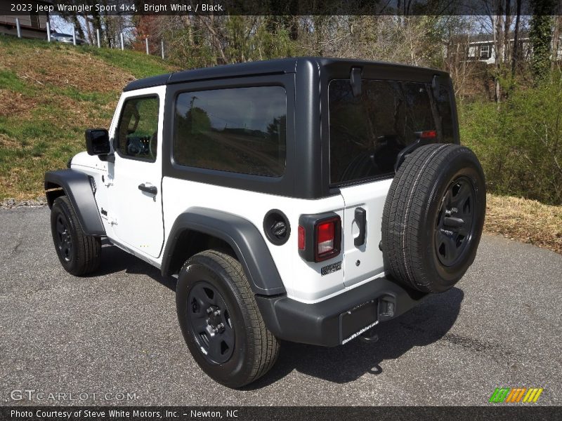 Bright White / Black 2023 Jeep Wrangler Sport 4x4