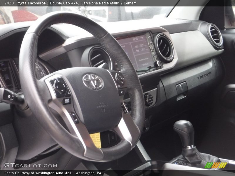 Barcelona Red Metallic / Cement 2020 Toyota Tacoma SR5 Double Cab 4x4