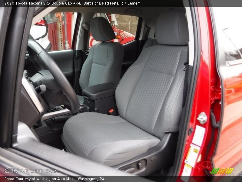 Barcelona Red Metallic / Cement 2020 Toyota Tacoma SR5 Double Cab 4x4