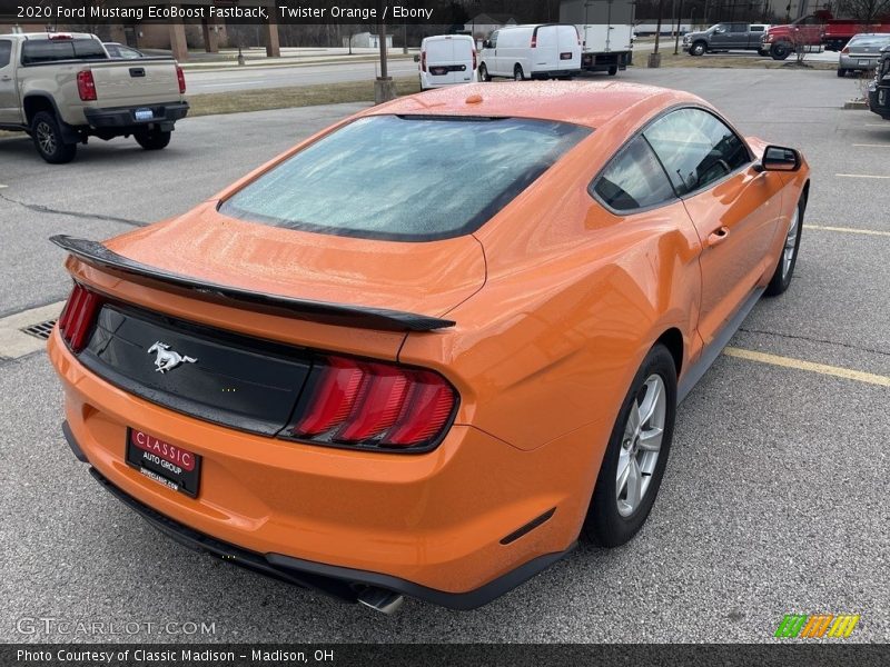 Twister Orange / Ebony 2020 Ford Mustang EcoBoost Fastback