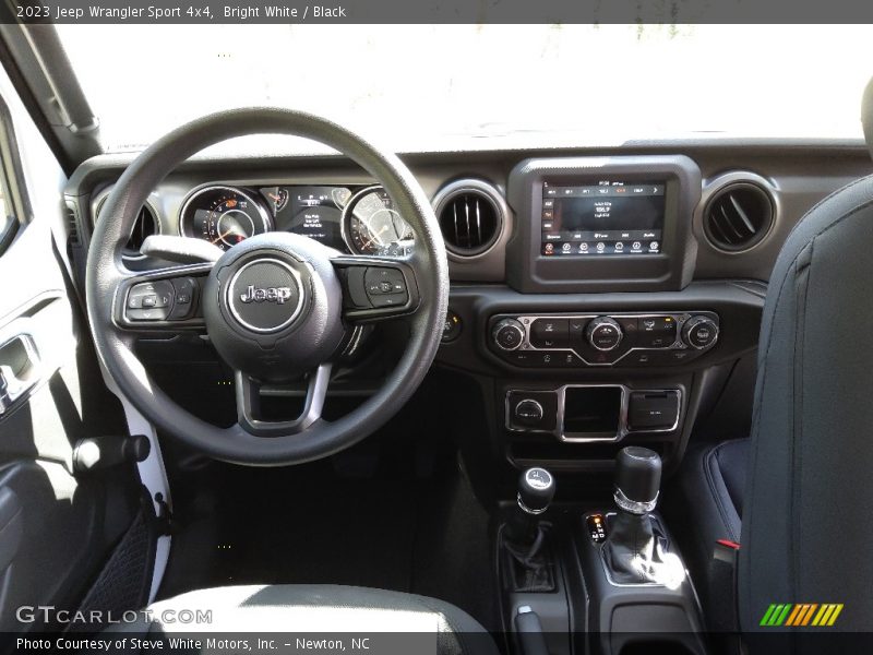 Dashboard of 2023 Wrangler Sport 4x4