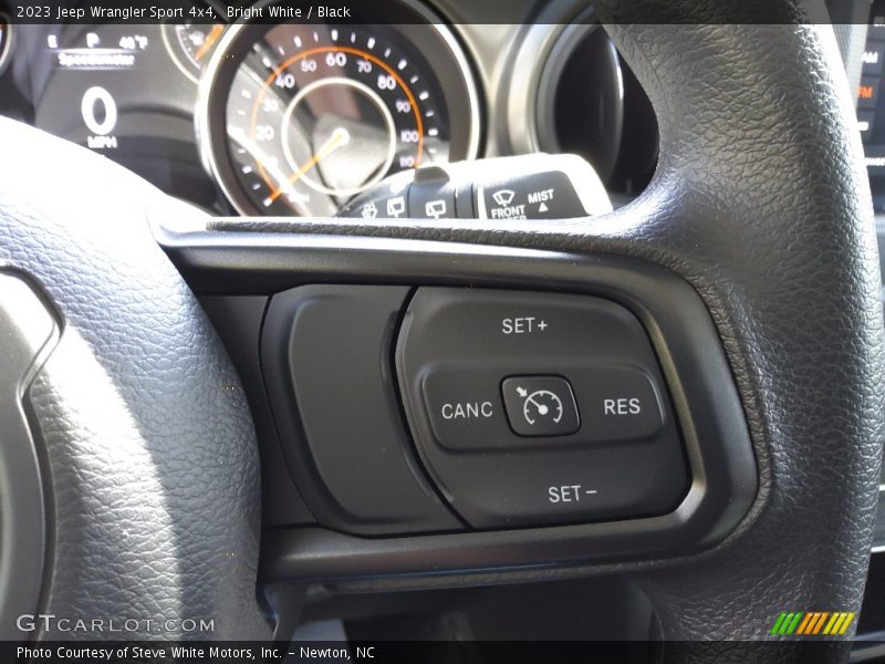 Bright White / Black 2023 Jeep Wrangler Sport 4x4