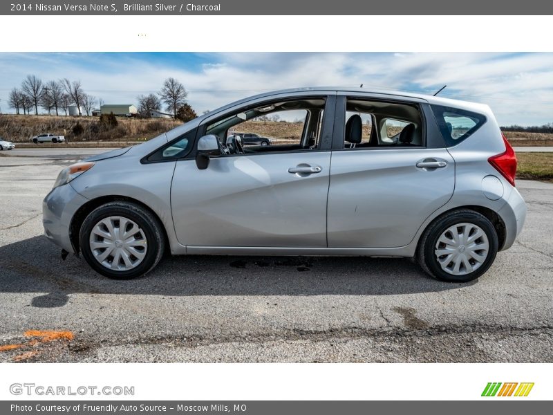 Brilliant Silver / Charcoal 2014 Nissan Versa Note S