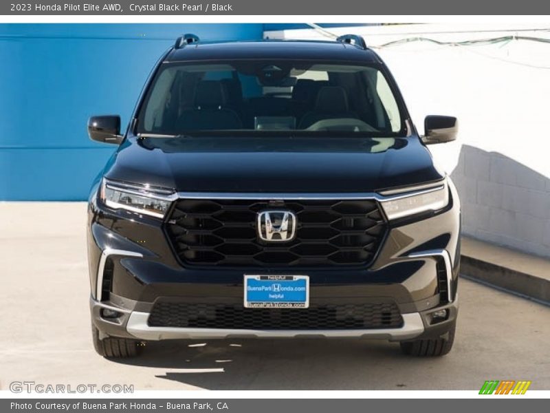 Crystal Black Pearl / Black 2023 Honda Pilot Elite AWD