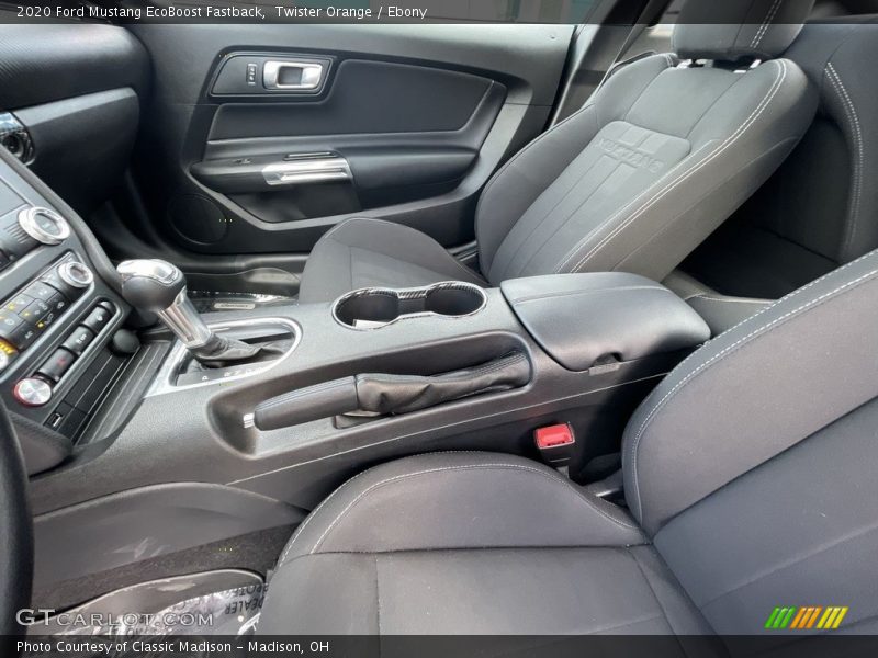 Front Seat of 2020 Mustang EcoBoost Fastback