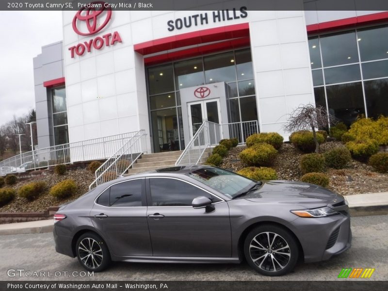 Predawn Gray Mica / Black 2020 Toyota Camry SE