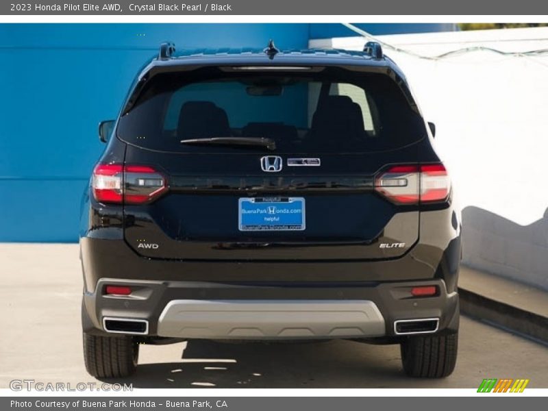 Crystal Black Pearl / Black 2023 Honda Pilot Elite AWD