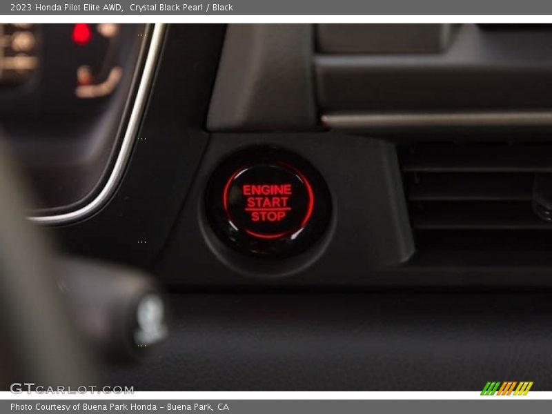 Crystal Black Pearl / Black 2023 Honda Pilot Elite AWD