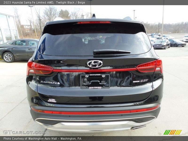 Twilight Black / Beige 2023 Hyundai Santa Fe Limited AWD