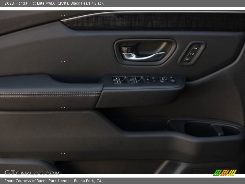 Crystal Black Pearl / Black 2023 Honda Pilot Elite AWD