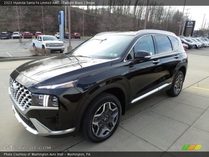 Twilight Black / Beige 2023 Hyundai Santa Fe Limited AWD