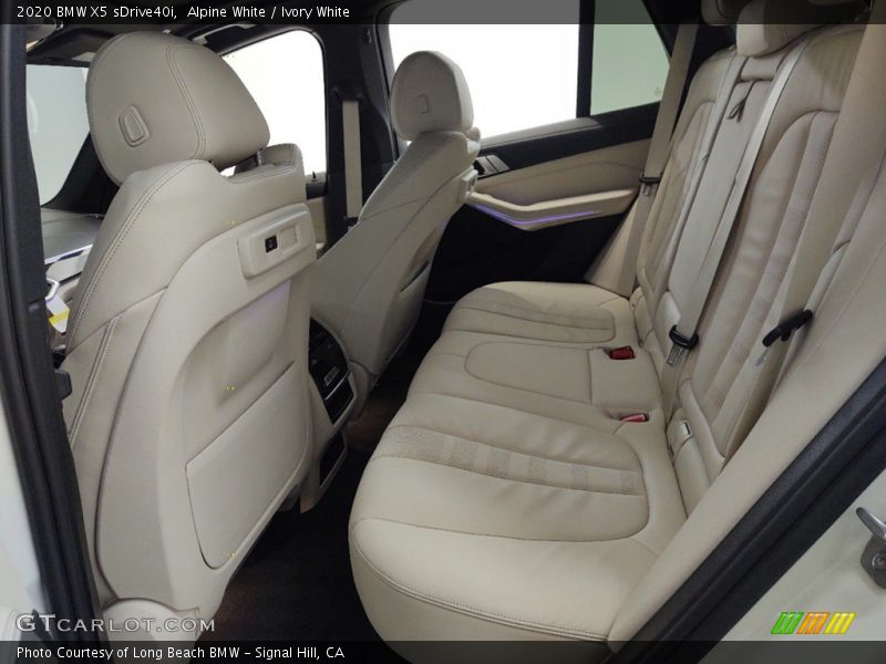 Alpine White / Ivory White 2020 BMW X5 sDrive40i