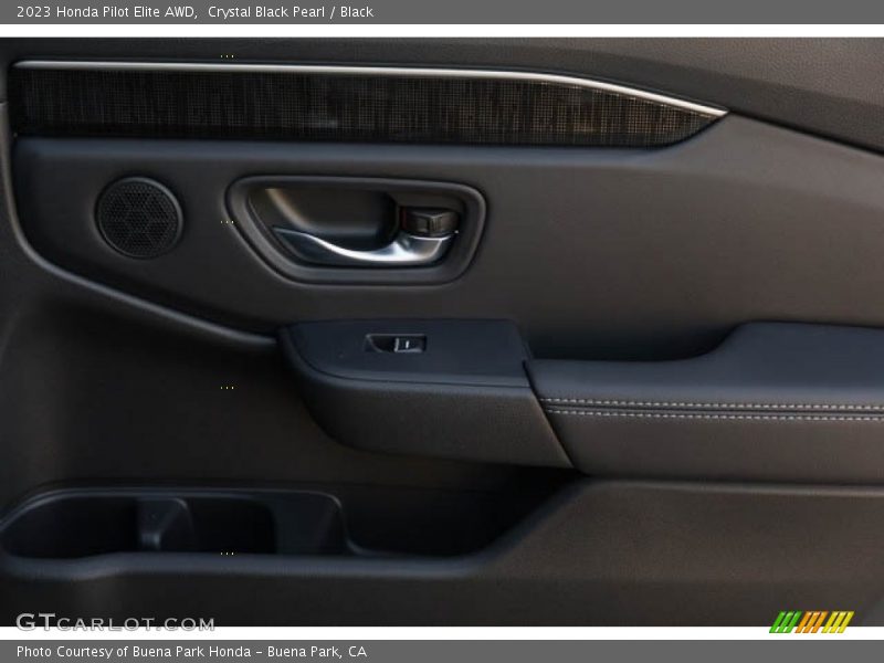 Crystal Black Pearl / Black 2023 Honda Pilot Elite AWD