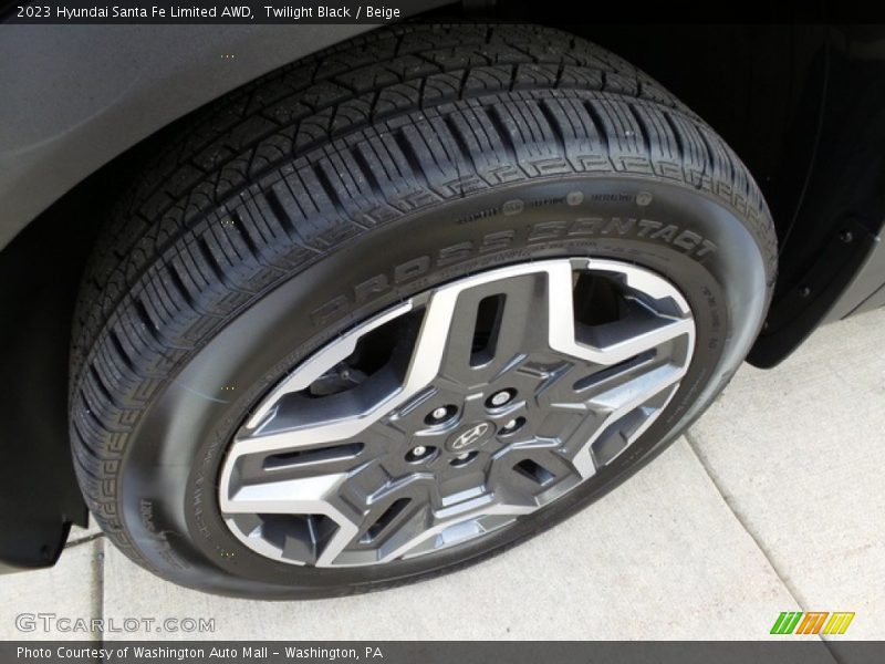 Twilight Black / Beige 2023 Hyundai Santa Fe Limited AWD