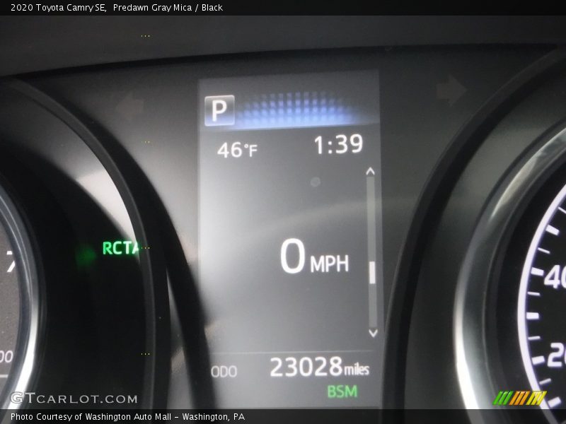 Predawn Gray Mica / Black 2020 Toyota Camry SE