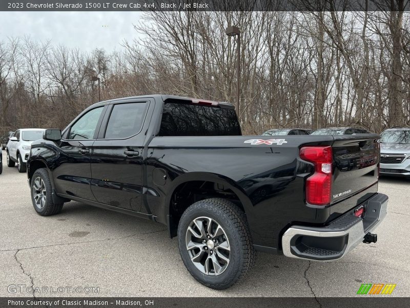Black / Jet Black 2023 Chevrolet Silverado 1500 LT Crew Cab 4x4