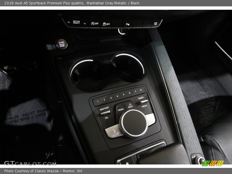 Manhattan Gray Metallic / Black 2018 Audi A5 Sportback Premium Plus quattro