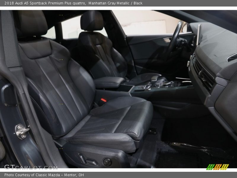 Manhattan Gray Metallic / Black 2018 Audi A5 Sportback Premium Plus quattro